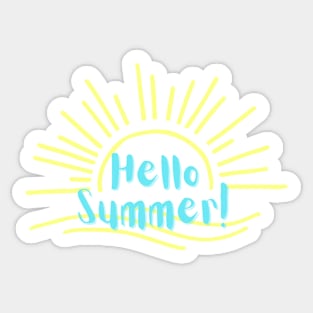 Hello Summer! Sticker